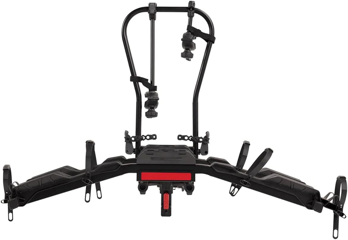 Hollywood Racks Destination E Hitch Bike Rack with Ramp – Fits 2 E-Bikes up to 70 lbs Each