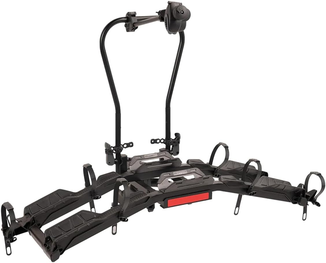 Hollywood Racks Destination E Hitch Bike Rack with Ramp – Fits 2 E-Bikes up to 70 lbs Each