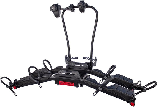 Hollywood Racks Destination E Hitch Bike Rack with Ramp – Fits 2 E-Bikes up to 70 lbs Each
